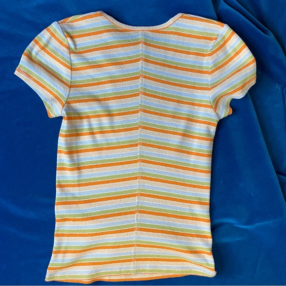 Y2K Baby Tee Vintage Ribbed - Picture 4 of 8